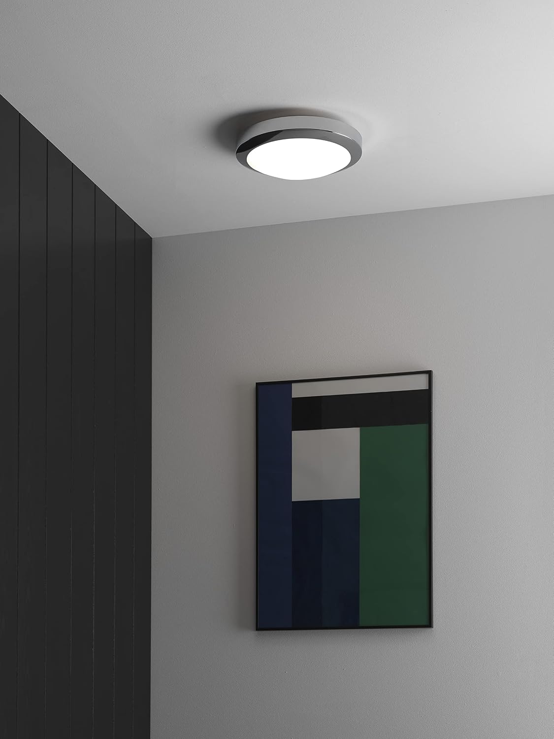 Astro 0 E27 Dakota 300 Ceiling Light Excluding 1 X 60 Watt 230 V Bulb Chrome White