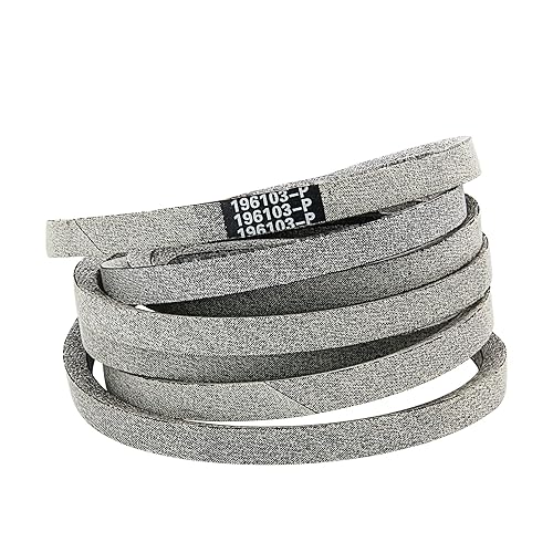 196103 Correa de transmisión para cortacésped de 54 pulgadas, repuesto de 147.5 pulgadas x 58 pulgadas para Ariens 21546382 AYP Husqvarna 196103