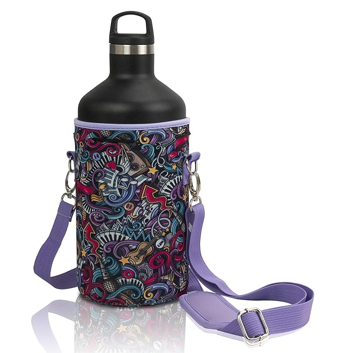 Buy Made Easy Kit Neoprene Water Bottle Carrier Holder with Adjustable