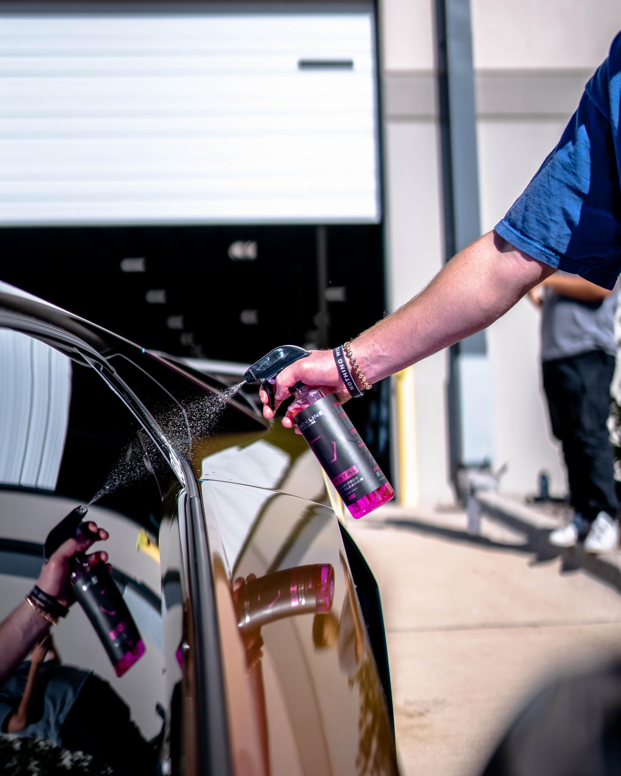 Blackline Best Glass Cleaner - Works on Glass, Windows, Mirrors & Navigation Screens. Tint Safe Window Cleaner for Car - 16 fl oz bottle, Streak Free Spray