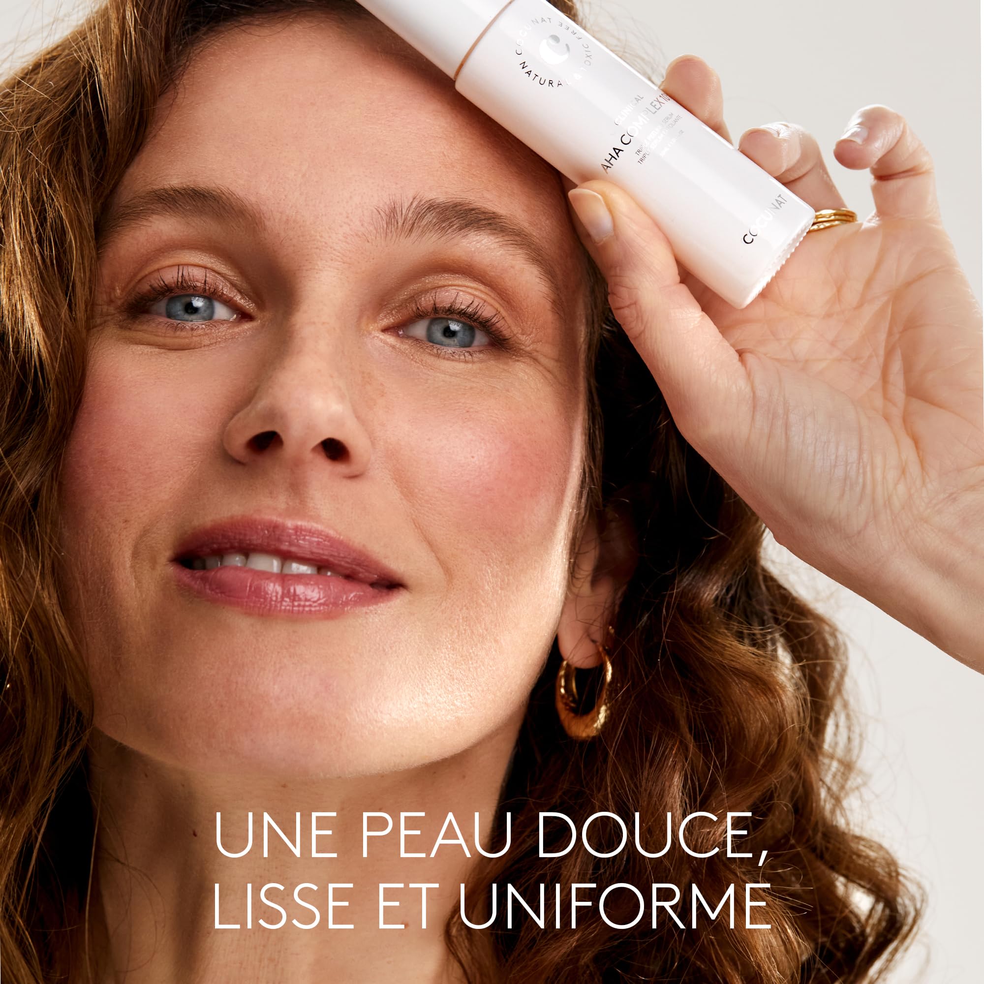 COCUNAT Triple Sérum Exfoliant AHA COMPLEX 10% Peeling Anti-Âge 30ml | Peeling visage quotidien aux acides glycolique, mandélique et lactique. Renouvelle la peau, réduit rides et taches.