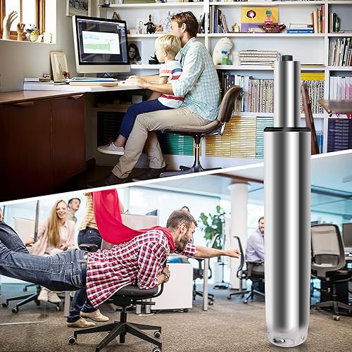 Miniatura 8 de Reemplazo de cilindro de silla de oficina de 55 pulgadas cilindro de elevación de gas resistente para sillas de escritorio de oficinasilla de juegos