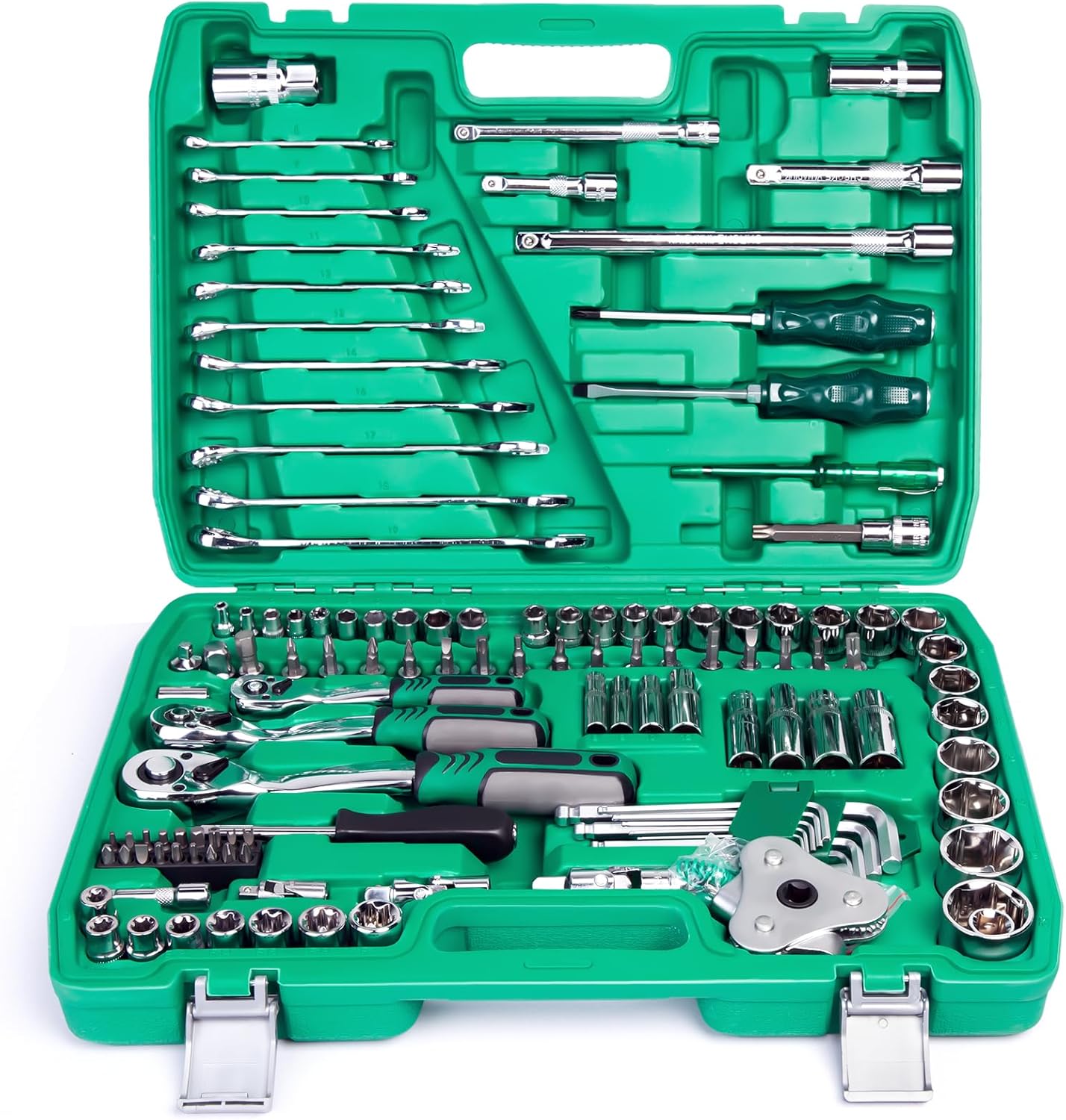 perforlld 121 PCS Mechanic Socket Tool Kit Set, Professional Car Repair ...