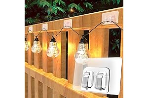 25 Pack No-Damage Stucco-Friendly Outdoor Light Clips