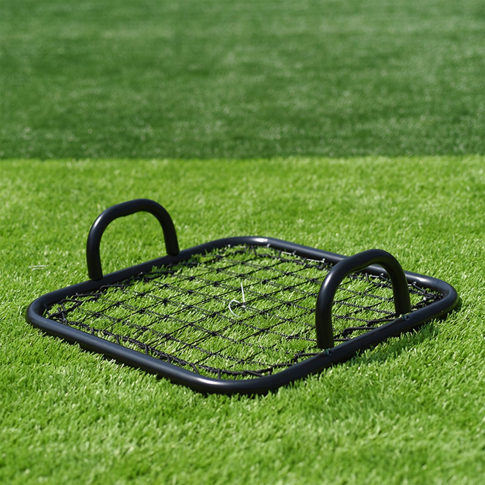 Rete da Rimbalzo per Calcio, reti da Rimbalzo Portatili a Molla, Attrezzatura per Allenamento di Calcio, Angolo Regolabile Resistente agli Urti, per Controllo Passaggio tiro Pratica