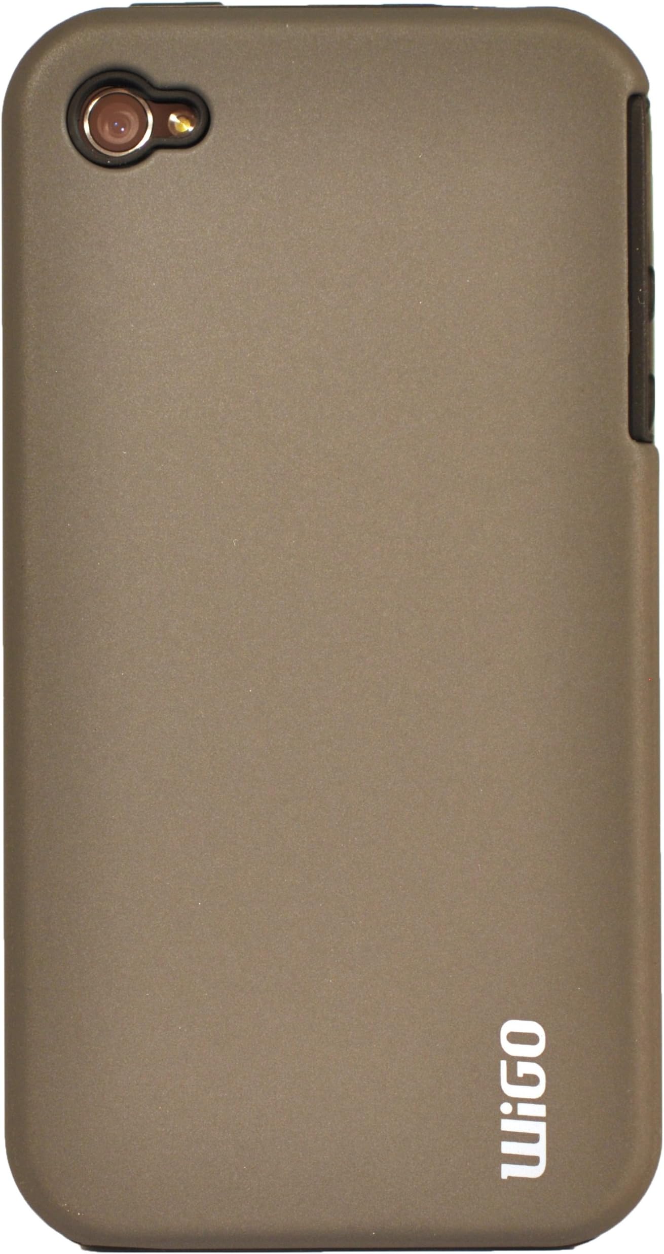 FOMO-3241 FOMO 2 Piece Series, Hard Protective Case for iPhone 4 - 1 Pack - Carrying Case - Retail Packaging - Grey/Black