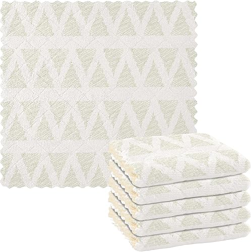 KLL Hand Drawn Christmas Tree Pattern Hand Towel Microfiber Clothes Dish Towels Tea Towel Kitchen Hand Towels Decorative Terry Cloth Hand Towels