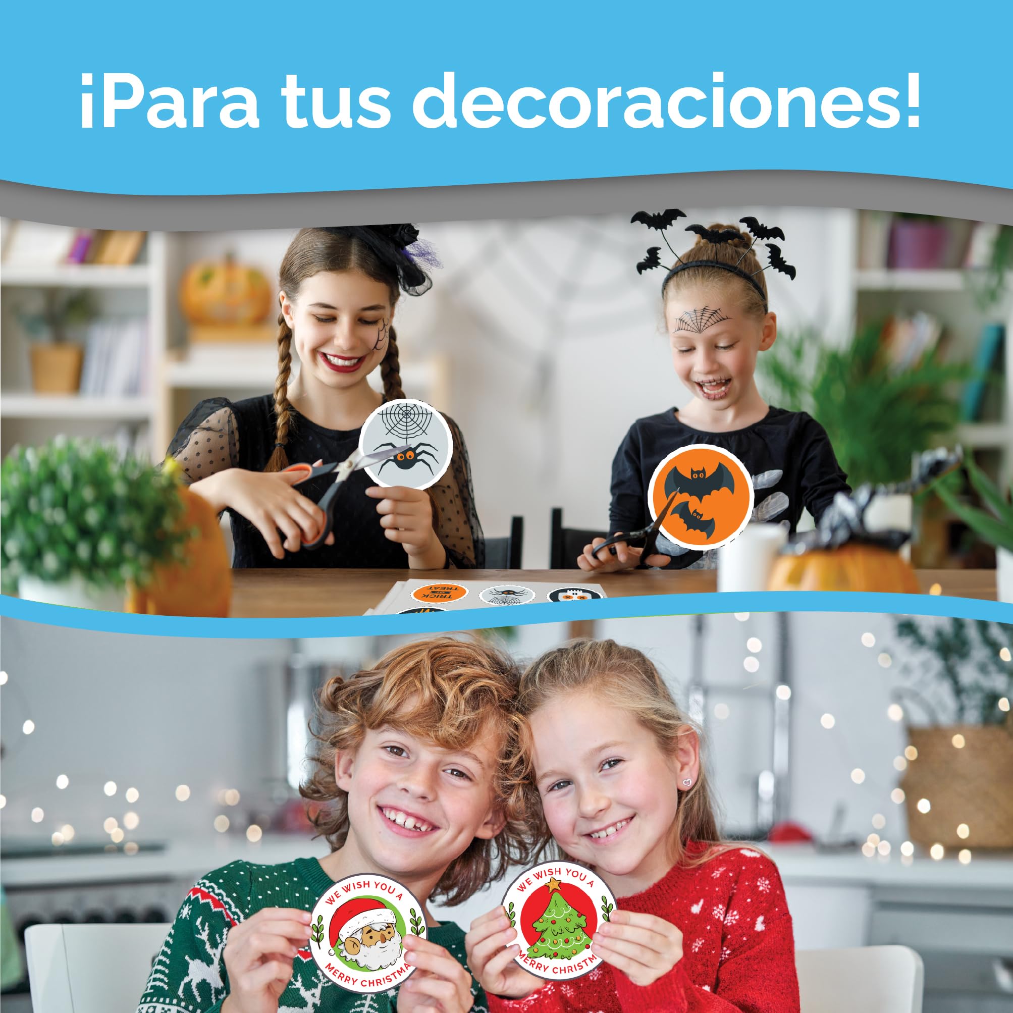 Papel de vinilo adhesivo imprimible de primera calidad - 32 hojas - Brillante A4 - Resistente al agua - Papel de vinilo adhesivo para láser e inyección de tinta - Papel adhesivo imprimible