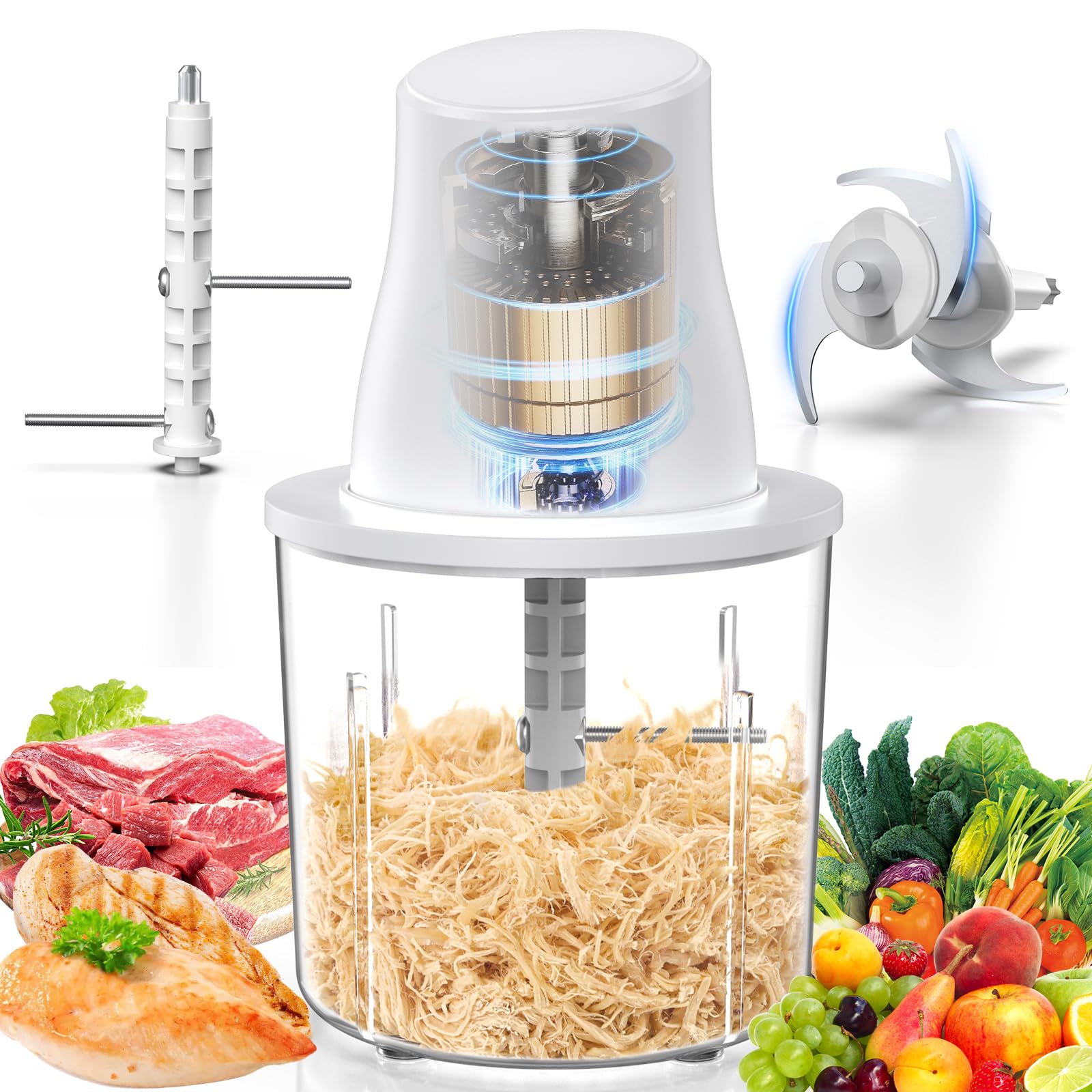 シュレッダー　KNOX SHREDDER-102　北米産メープル材使用の天板 Amazon.com: TURNRISE Electric Chicken Shredder Tool: 250W