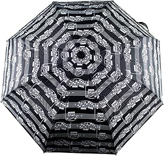 Mini Paraguas Notas Agifty U - 2000 Negro