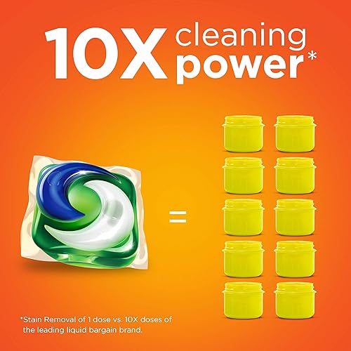 Miniatura 145 de Tide PODS - Cápsulas de detergente líquido para lavandería, compatible con lavadoras de alta eficiencia, 42 unidades, limpieza potente 3 en 1 en un