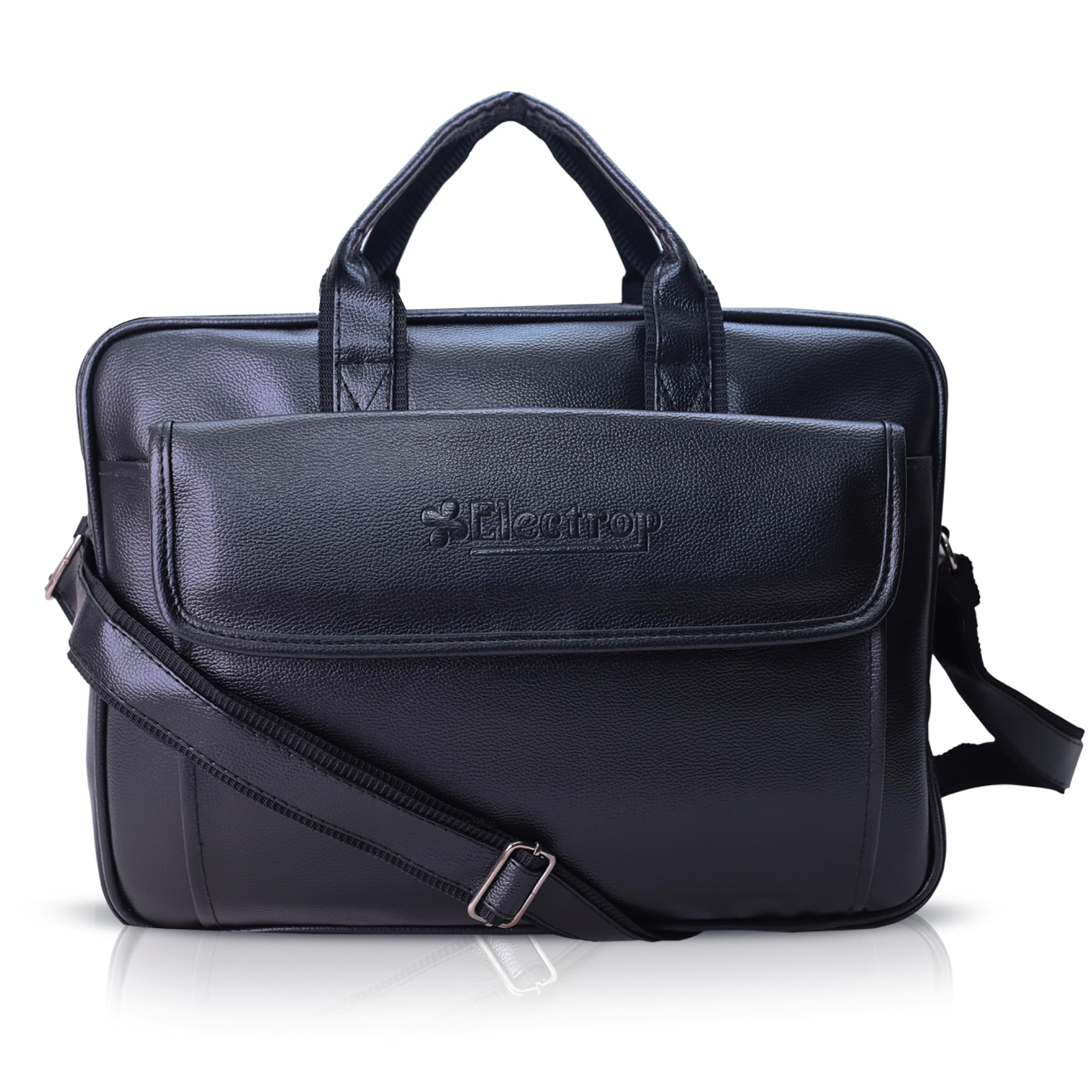 ELECTROP 15.6 inch Faux Leather Laptop Messenger Bag/Executive Bag, Shoulder Bag/Laptop Briefcase Handbag for Men and Women (Brown) (B0CNXYNLRD) Amazon Price History, Amazon Price Tracker