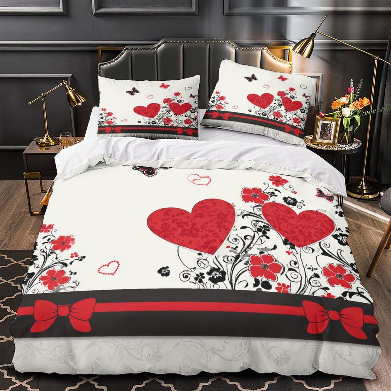 Housse de couette respirante et hypoallergénique avec fermeture éclair pour ado single