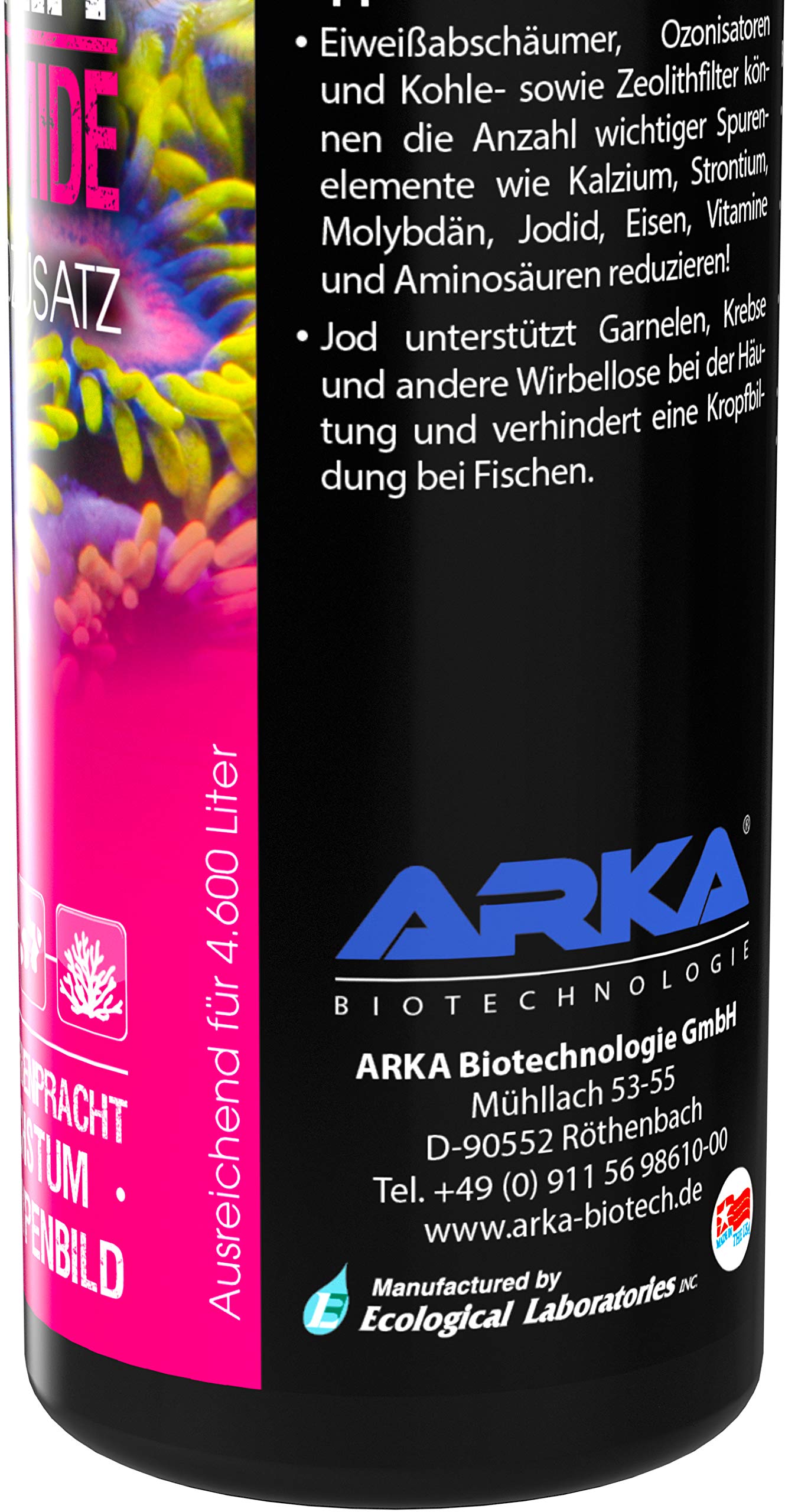 MICROBE-LIFT Iodide & Bromide – jod i dodatek bromidowy w jakości premium do każdego akwarium wody morskiej, bardzo wydajny, 236 ml