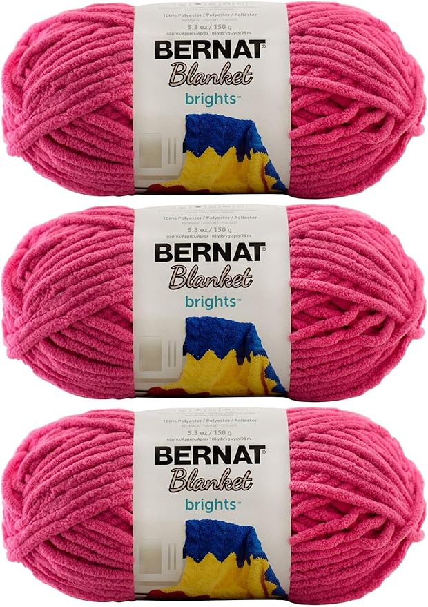 Bulk Buy Bernat Blanket Yarn (3Pack) Super Bulky 6 5.3