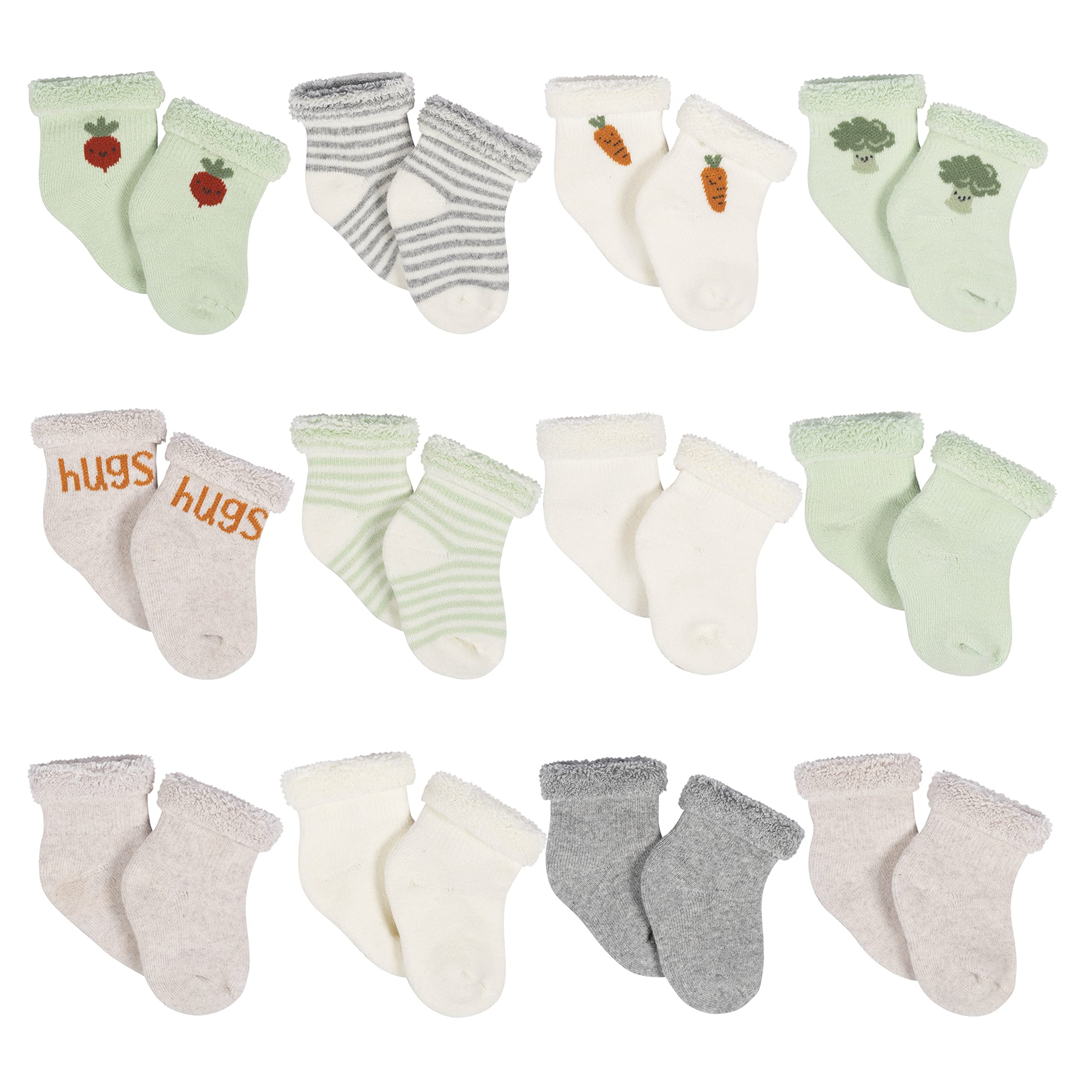 Gerber Baby 12-pair Sock Bundle