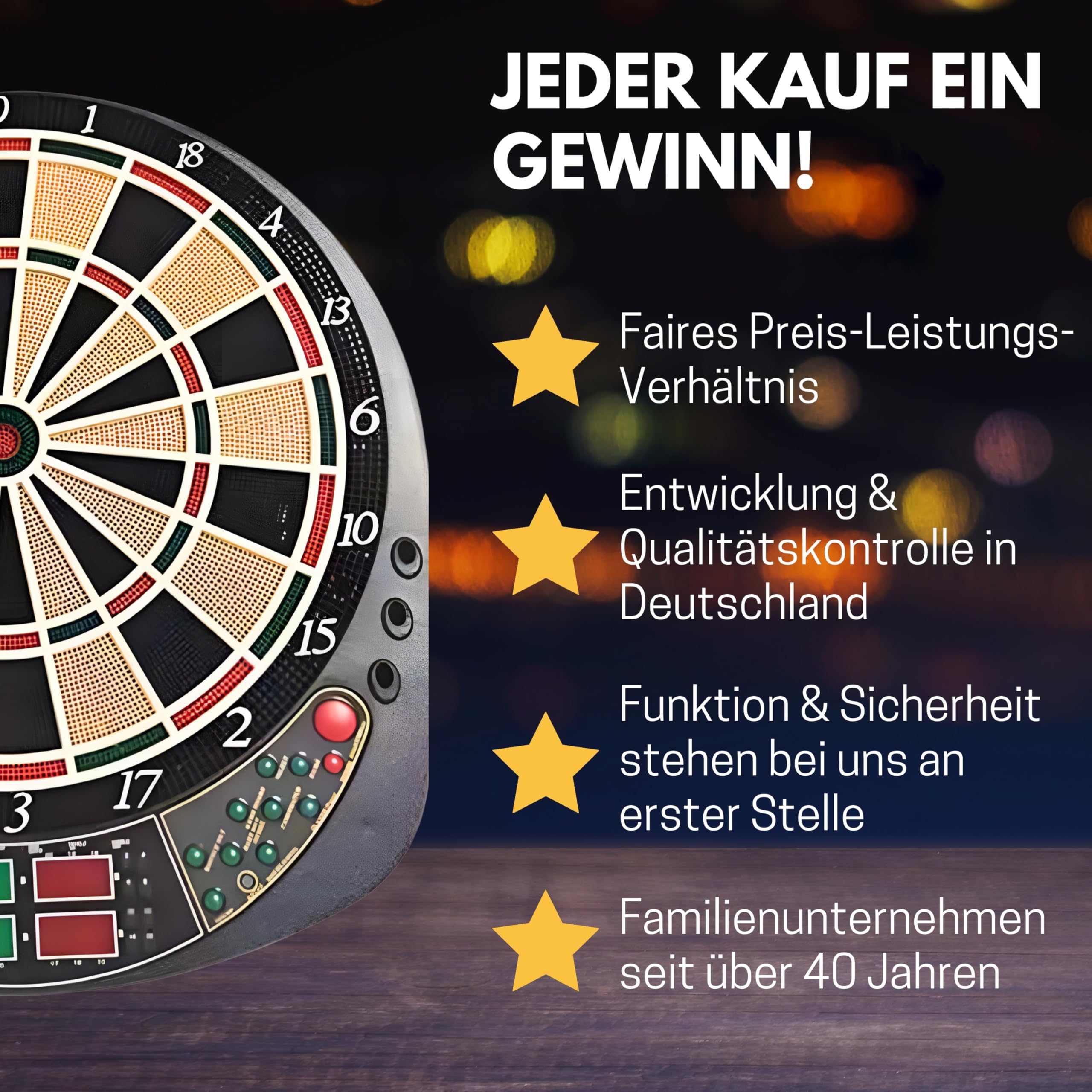Best Sporting elektr. Dartscheibe Coventry - 27 Spiele mit 159 Varianten, bis zu 16 Spieler, 12 Dartpfeilen & Ersatzspitzen, LED-Anzeigen, Soundeffekt (Weiße Spinne)