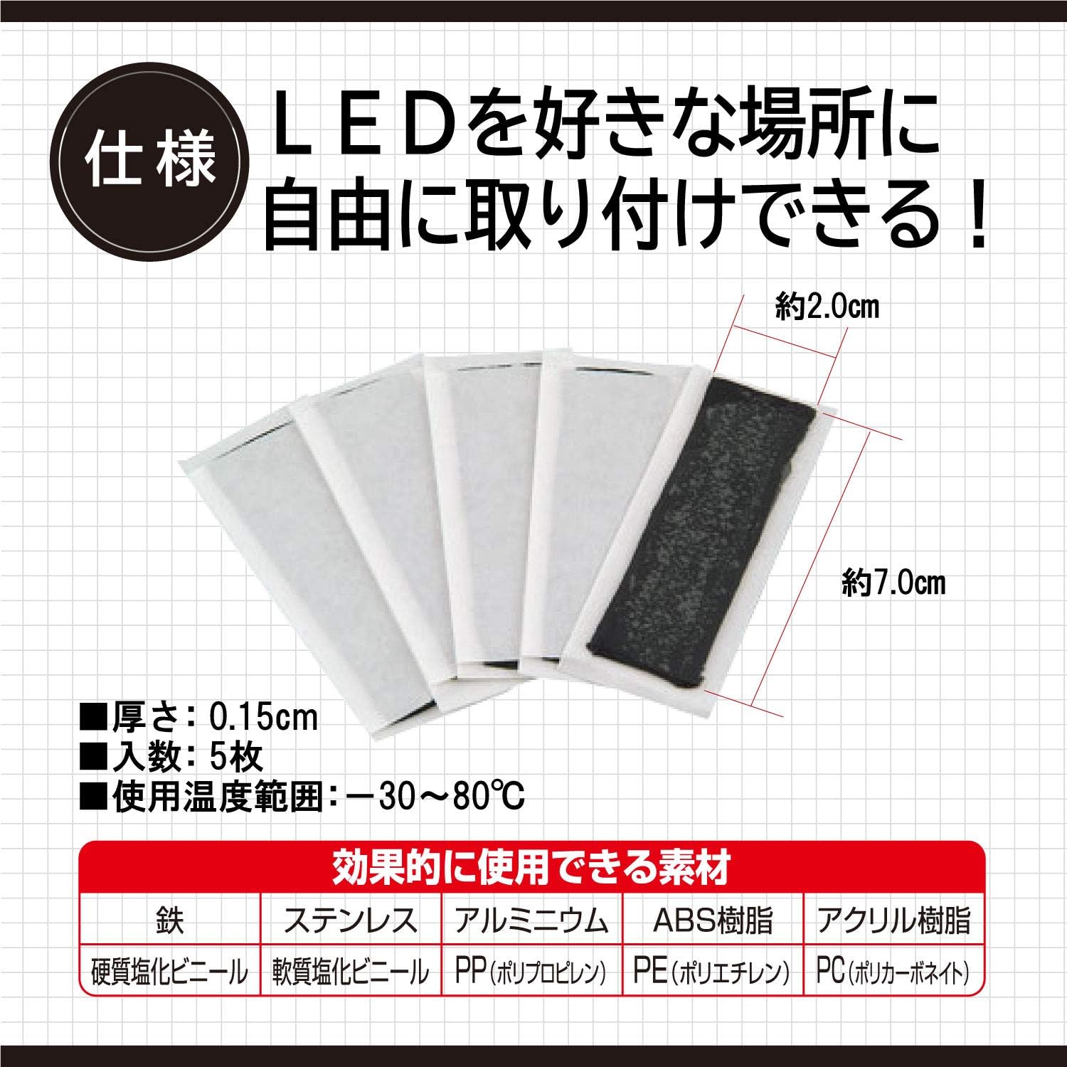 Amazon エーモン Led取り付けラバー 1772 車 バイク 車 バイク