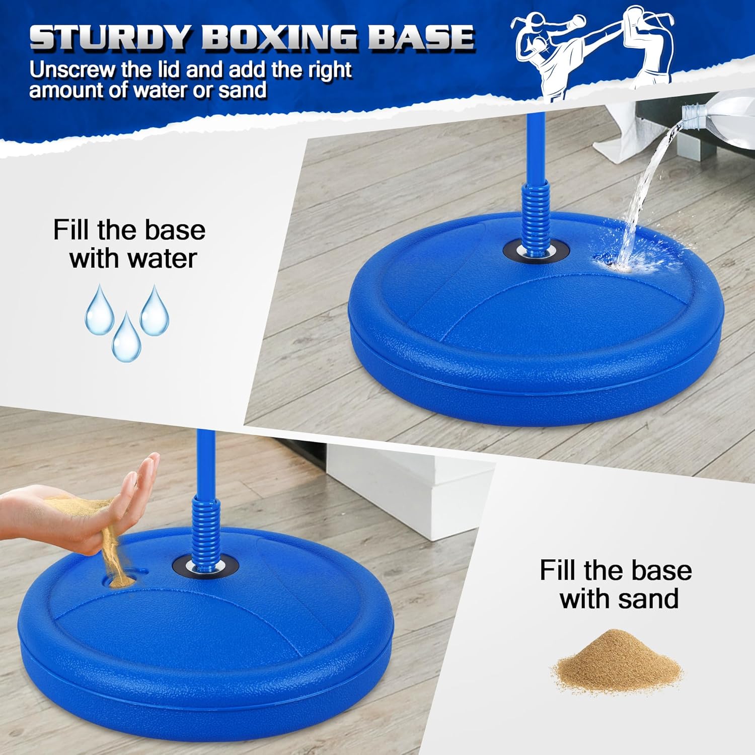 Punching Bag for Ages 3 4 5 6 7 8  Years Old Kids, Boxing Bag Set Toy with Boxing Gloves, Height Adjustable Punching Bag, Sport Toy for Boys & Girls, Ideal Christmas Birthday Gift for Kids