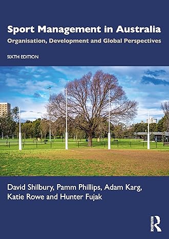 Sport Management in Australia-Wow! eBook