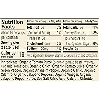 Vista 2 de Muir Glen Salsa orgánica de cilantro de ajo, 16 onzas