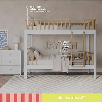 Amazon.com: Storkcraft Next Santos Twin-Over-Twin 5-in-1