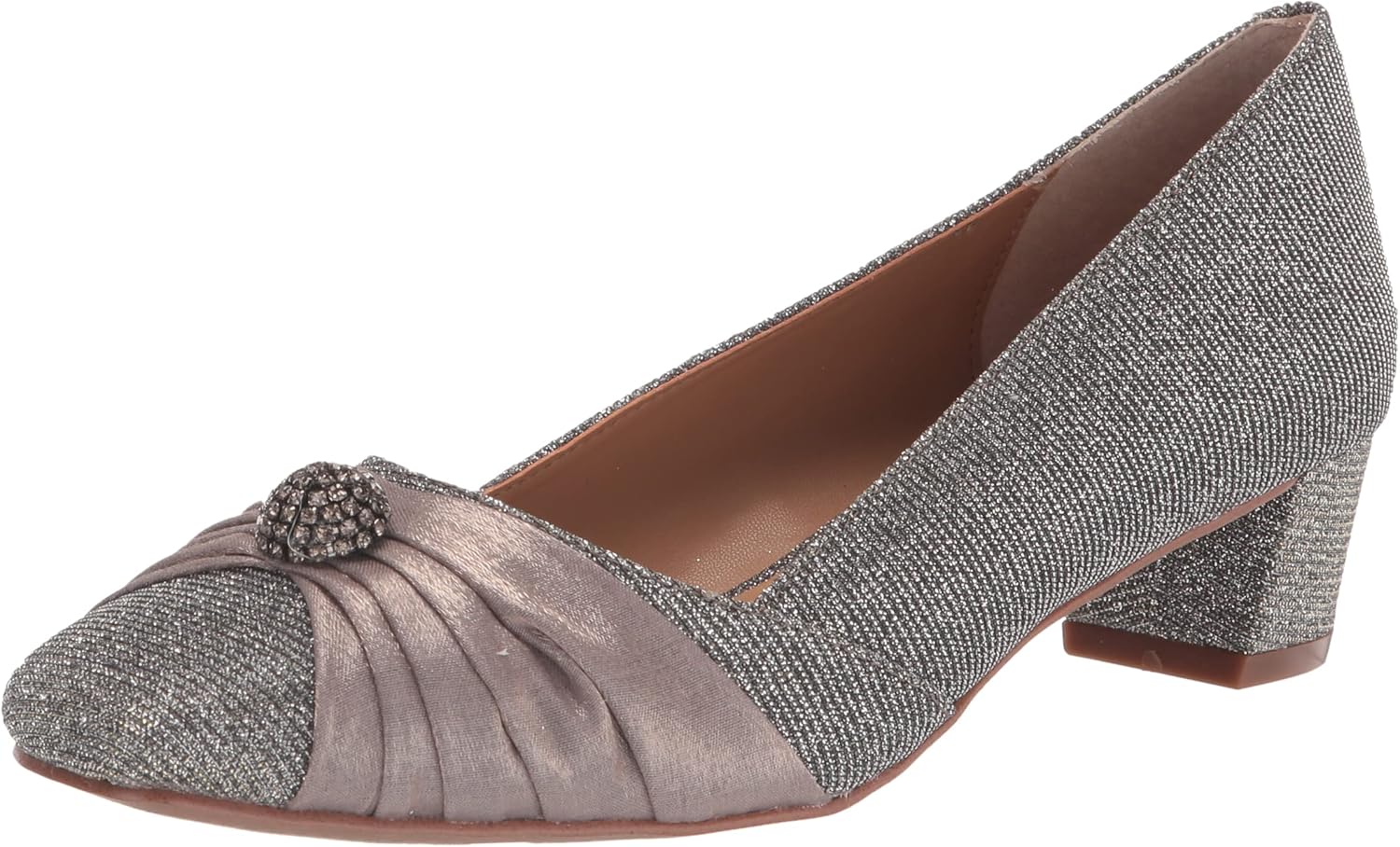 J. Renee Women's Lariel Pump, Pewter, 10 Wide