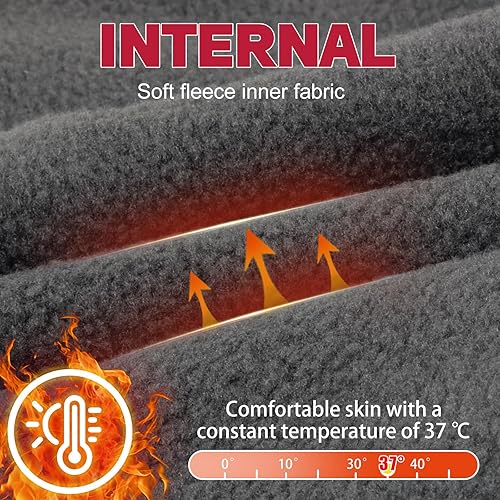 Miniatura 3 de ROAMIST Pantalones de nieve para hombre, impermeables, resistentes al viento, para invierno, senderismo, esquí, nieve, para hombre, tela duradera en