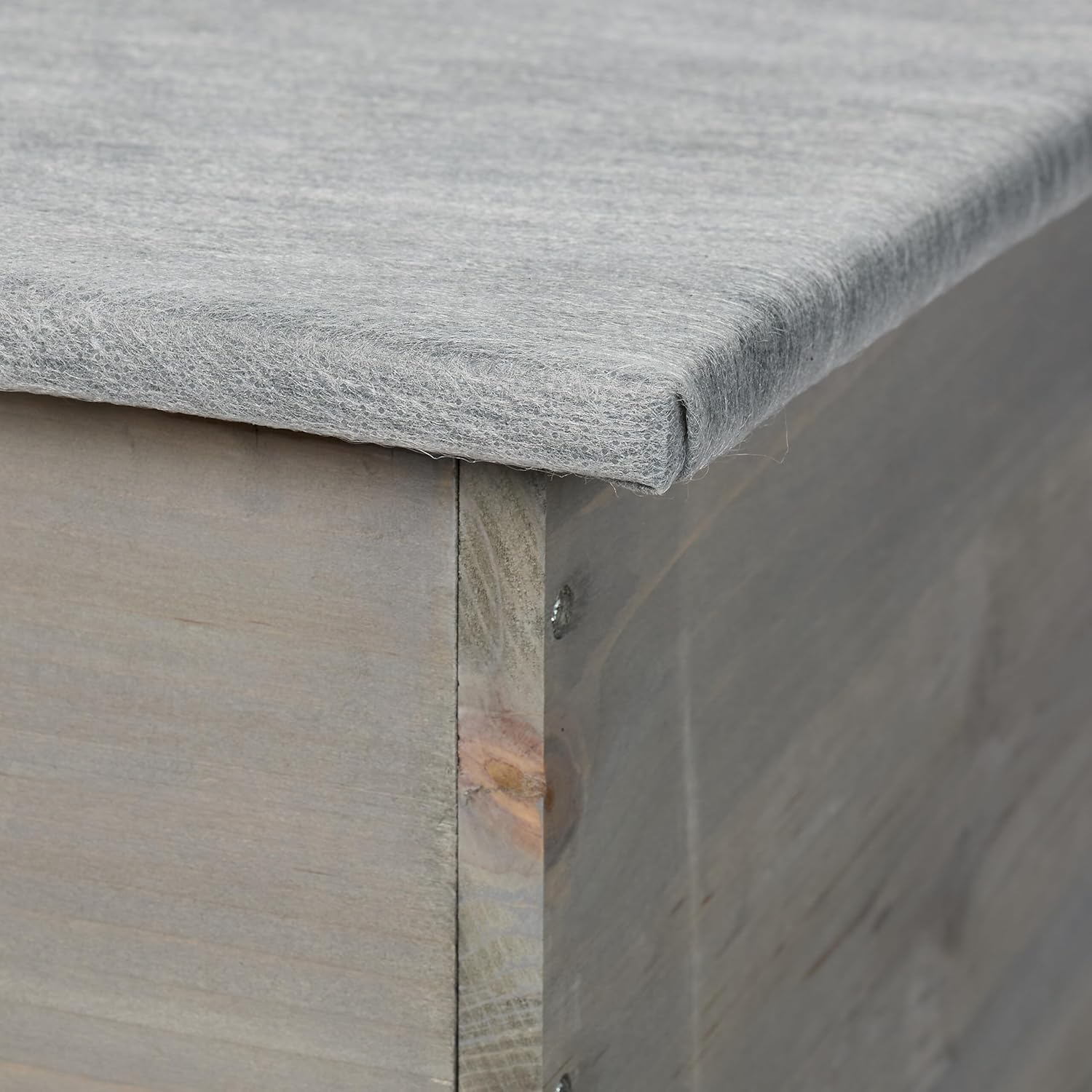 Relaxdays Hedgehog Shelter Winter-Proof, Building Kit, Cat-Proof, Flap & Labyrinth Entry, HWD 21x46x34 cm, Wood