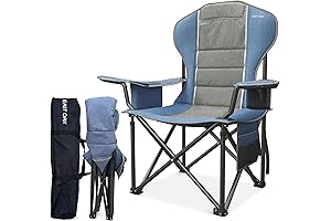 EAST OAK Camping Folding Chair for Heavy Adults