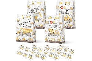 Celee Construction Party Favor Bags - 24 Pack