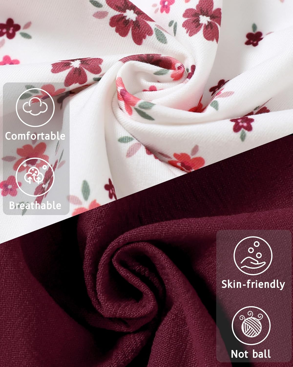 ZOEREA Toddler Girl Clothes 1-5T Baby Girl Outfits Fall Winter Stripe Floral Long Sleeve Top+Bib Overall Pants 2Pcs Clothing - Image 7