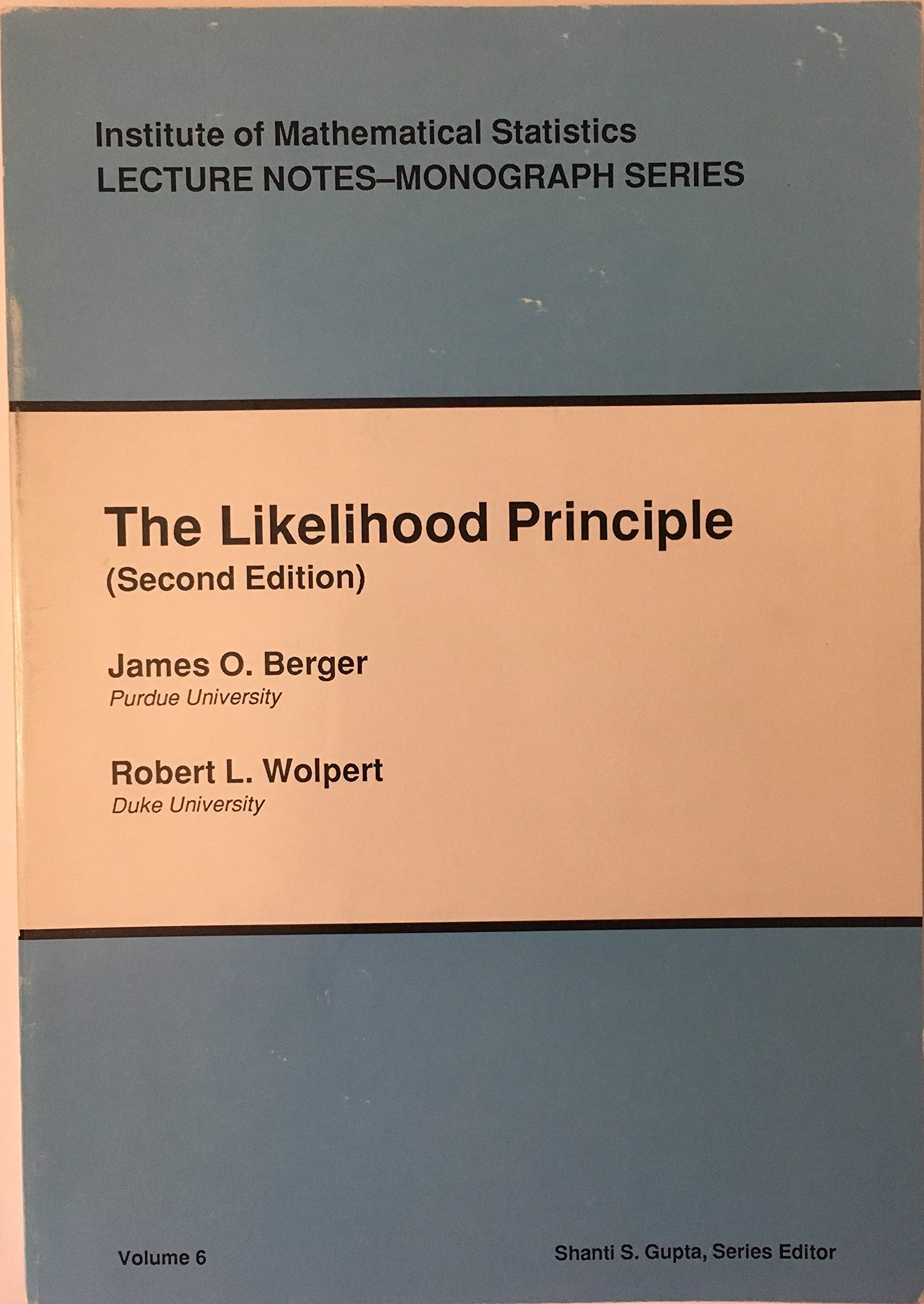 Buy The Likelihood Principle (Ims Lecture Notes-Monograph : Vol 6) — BookShops.in