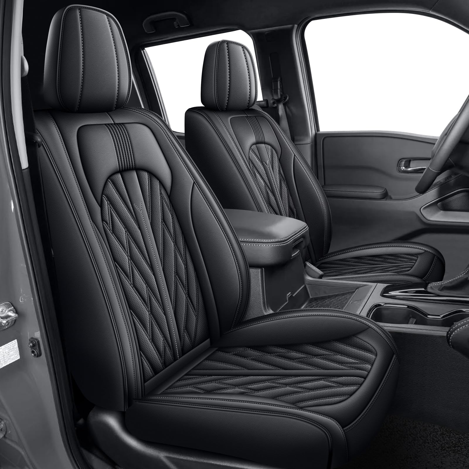 AOMSAZTO Seat Covers (Black, 5 Seats)