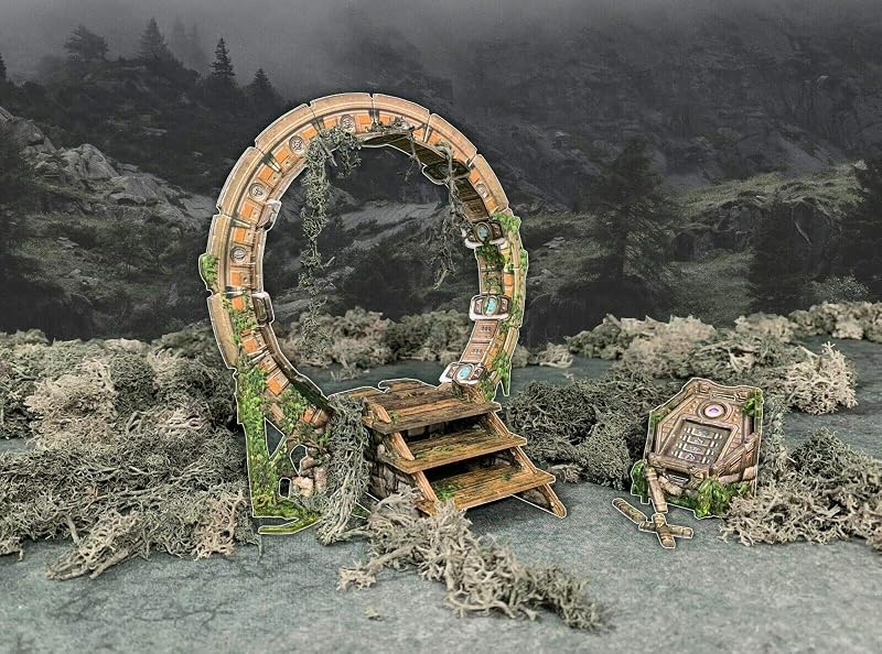 Battle Systems Fantasy Terrain Ancient Portal - 28-35mm DND D&D RPG Wargames Historical/Fantasy Card Scenery