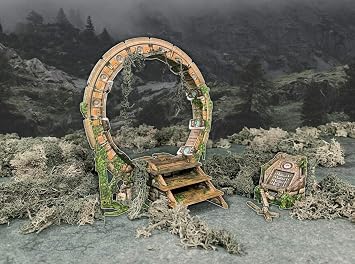 Battle Systems Fantasy Terrain Ancient Portal - 28-35mm DND D&D RPG Wargames Historical/Fantasy Card Scenery
