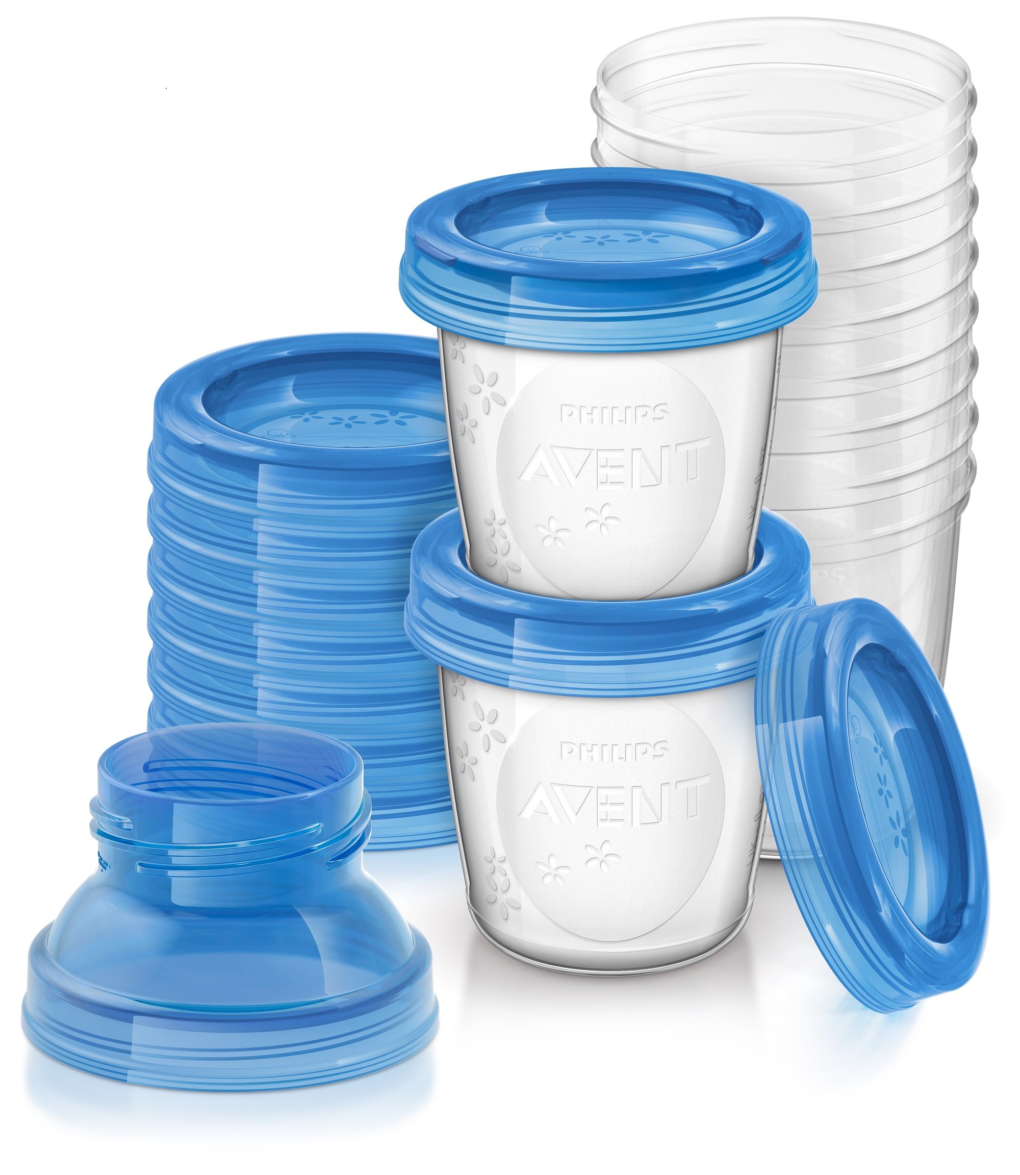 Avent Pots de Conservation Lait Maternel Réutilisables 10 x 180ml
