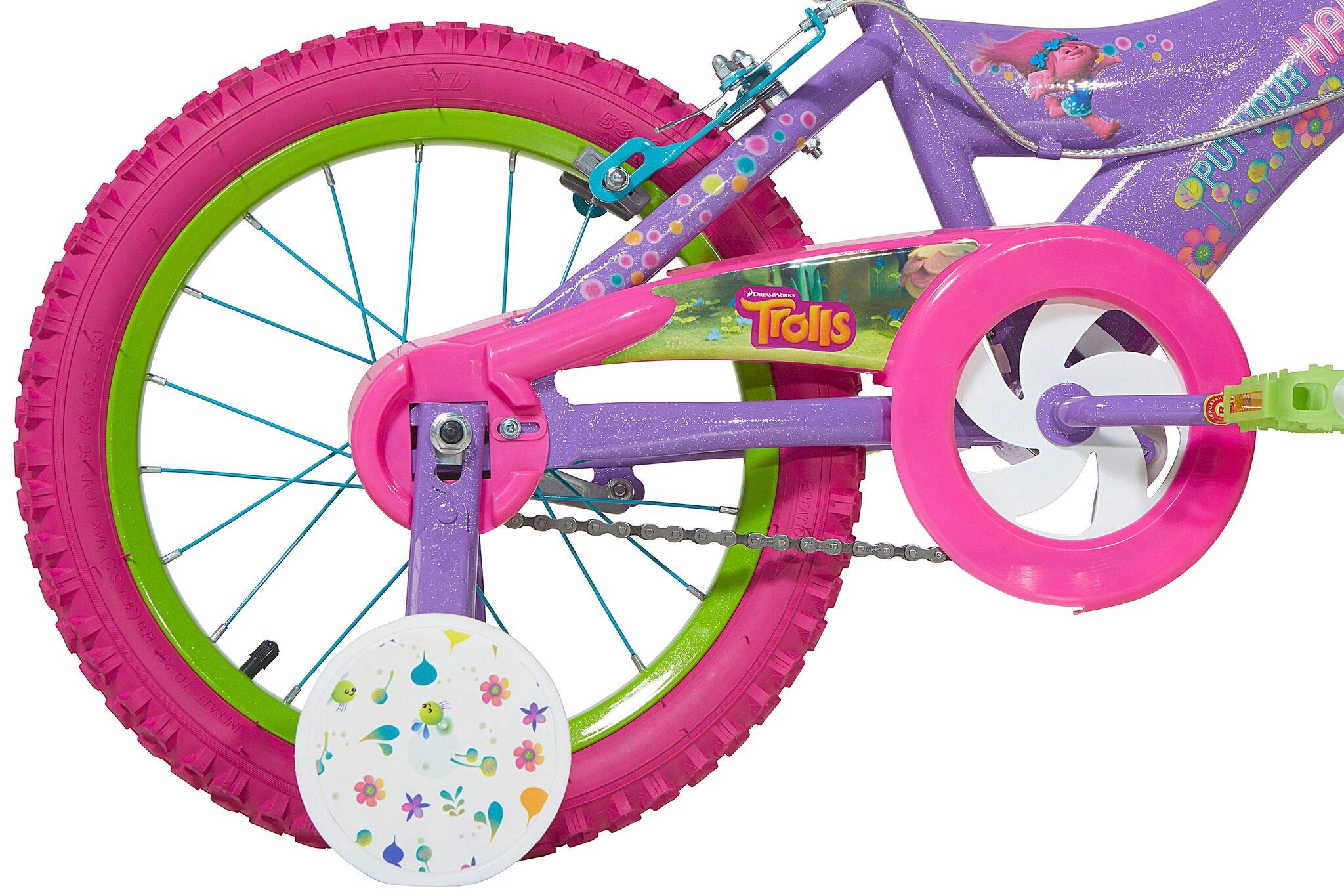 trolls girls bike