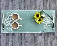 Vista 2 de CrafTreat Plantillas de esquina reutilizables para pintar en madera, lienzo, papel, tela, piso, pared y azulejos, esquina floreciente, 6 x 6