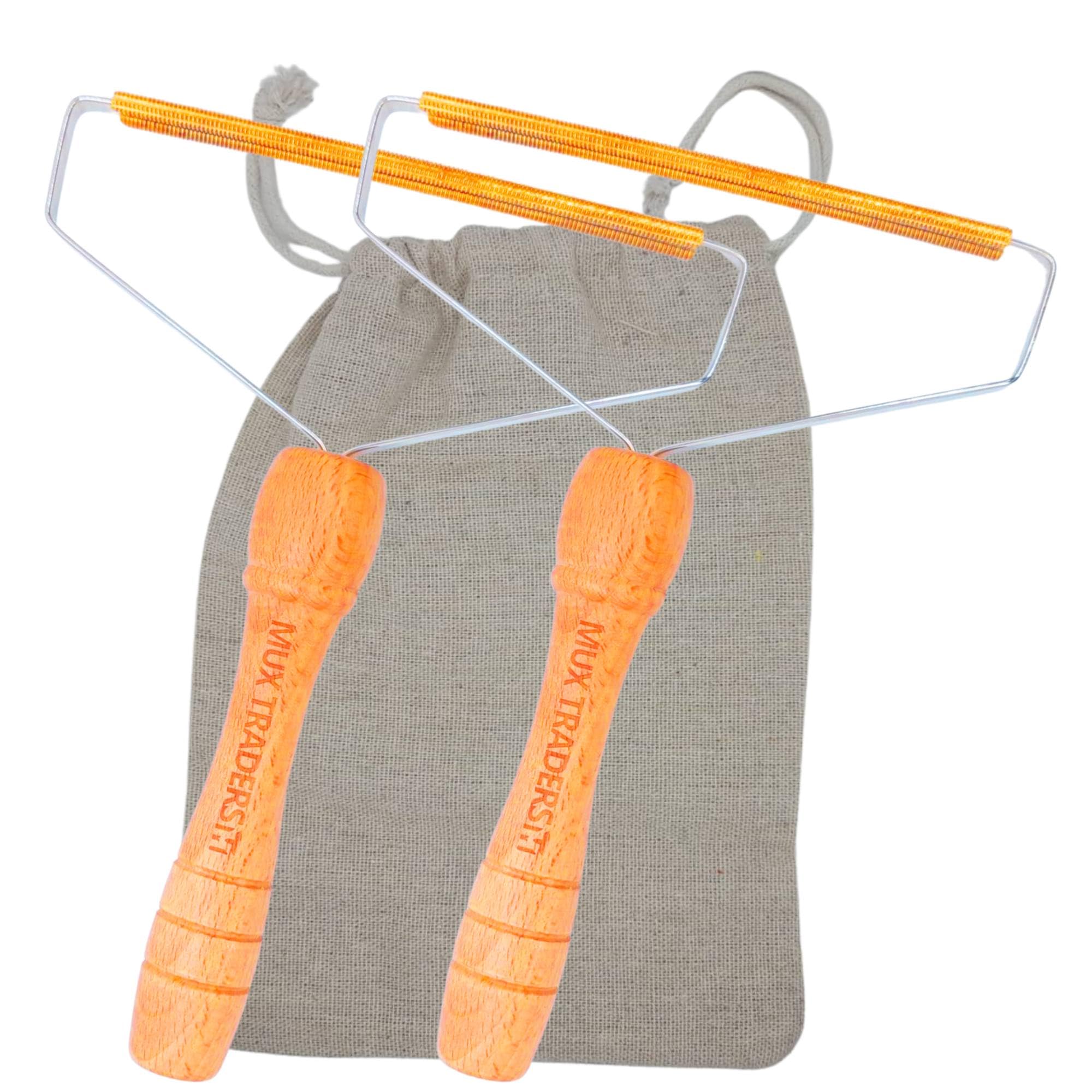 Mux TradersLint & Remover - Portable Scraper Tool for Lint Removal from Clothes, Hair, and Carpet