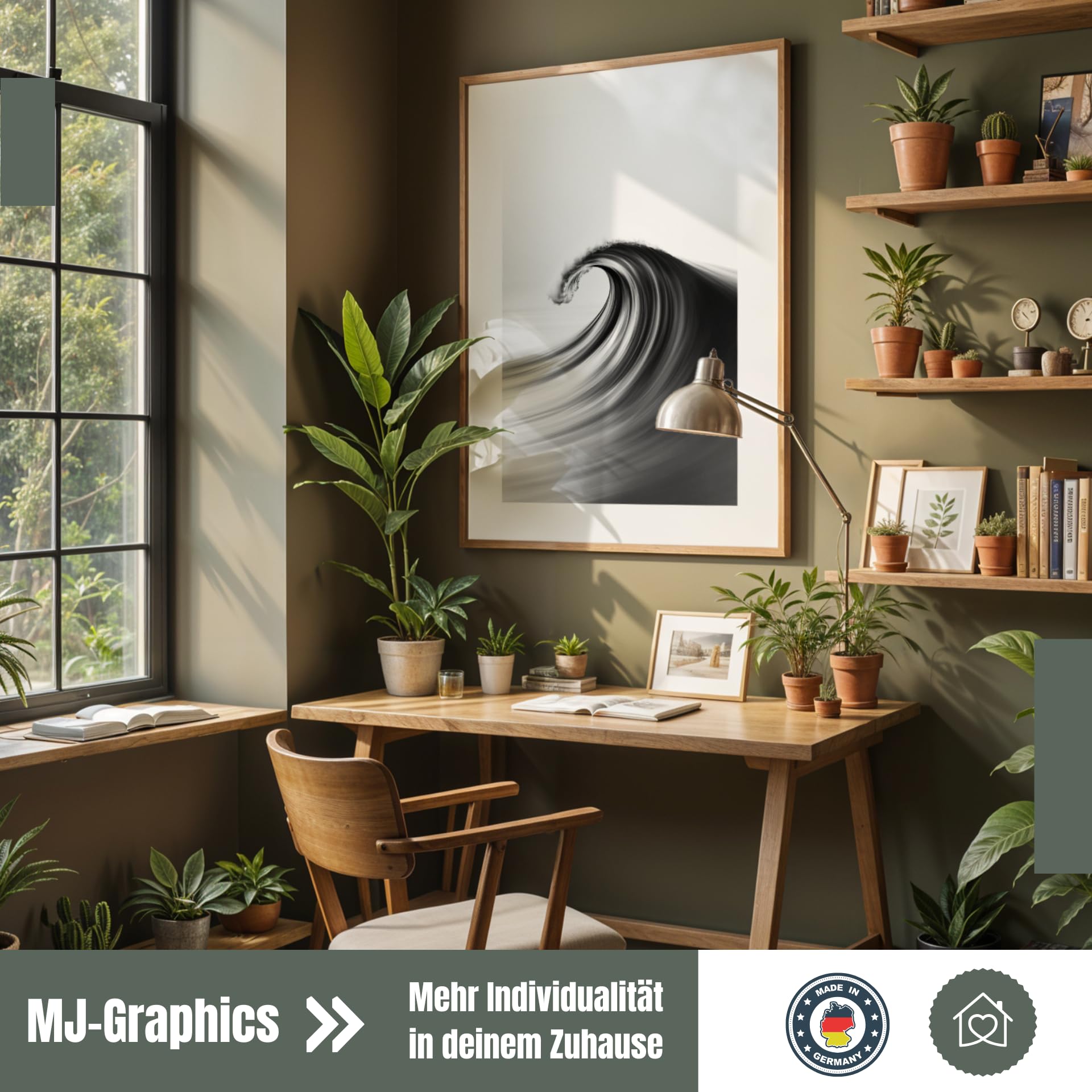 MJ-GRAPHICS® 6er Poster Set Yoga Poster Zen Buddhismus Kunstdruck Namaste Bild Entspannung Wohnzimmer Wandbild Ruhe Bild Entspannung Dekoration Meditation Poster – A2 Ohne Rahmen