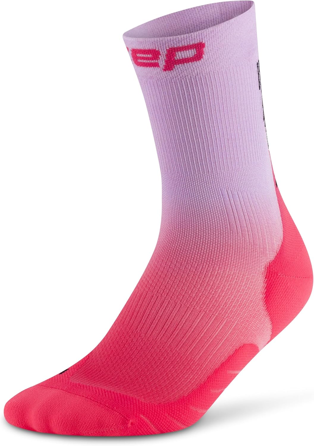 CEP Core Run 5.0 Mid Cut Crew Compression Socks for Men & Women – Performance Running Socks with Blister Prevention
