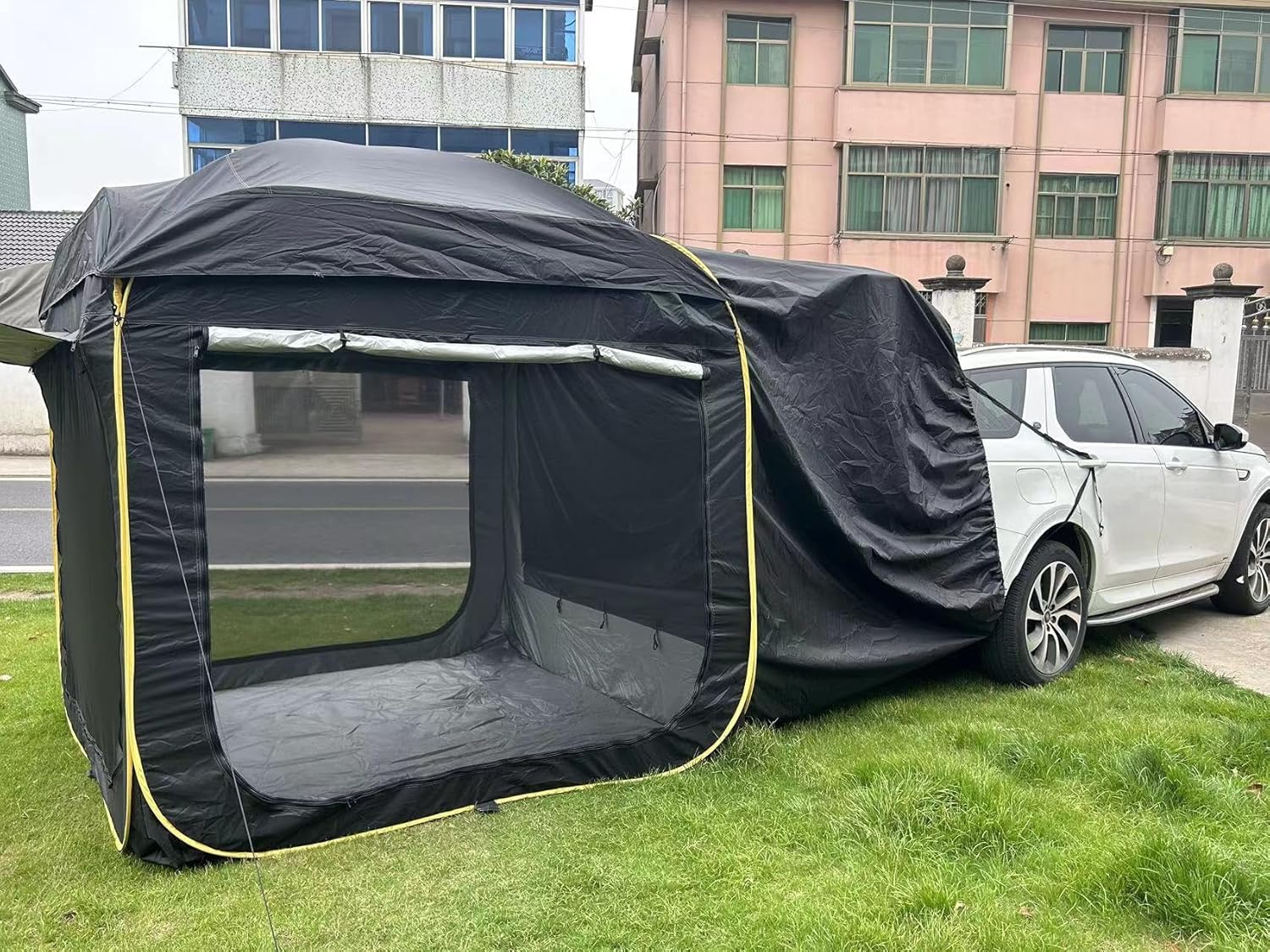 SUNVIC カーサイドタープ 中古美品】SUNVIC カーサイドタープ トランク