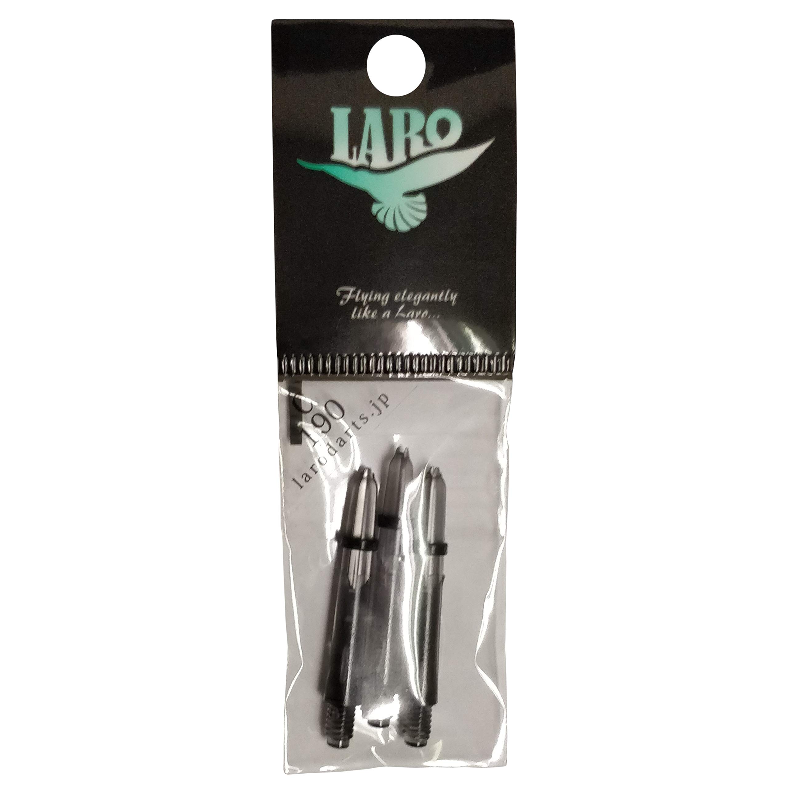 Lstyle Dart Shafts: Plastic Nylon Shaft - for Soft Tip and Steel Tip Darts - Claer Black 190 (Short)