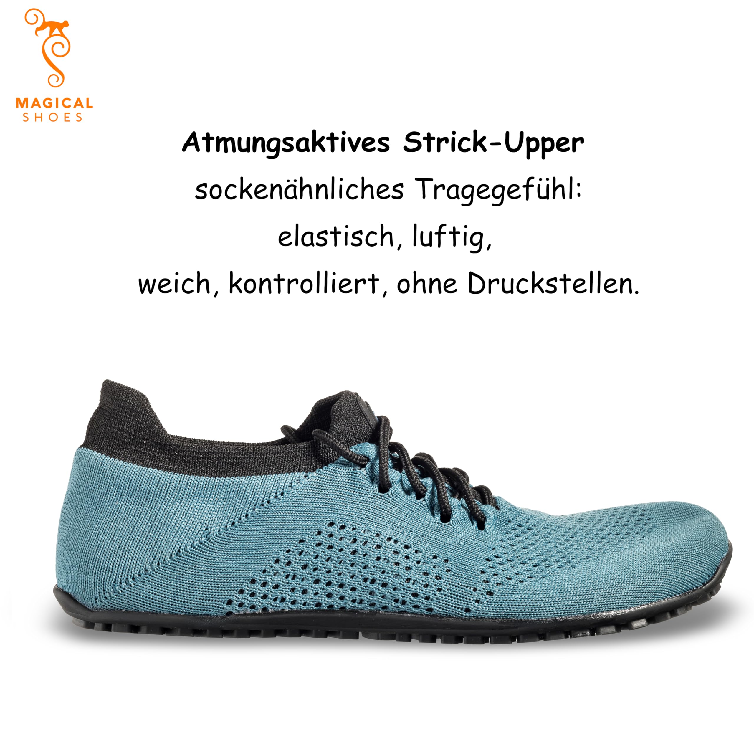 Magical Shoes Barfußschuhe für Damen & Herren, Laufschuhe, Sportschuhe, minimalistische Schuhe, Barefoot Shoes, Minimalschuhe, Max