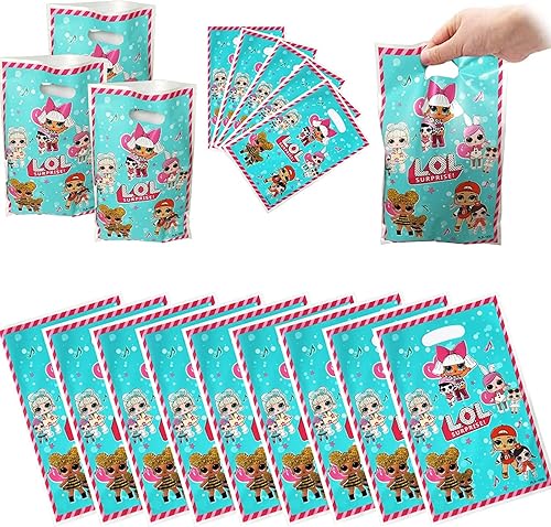 HAZURE 30 unidades de bolsas de regalo de fiesta de cumpleaños para niños, bolsas de dulces, bolsas de golosinas, suministros de fiesta de