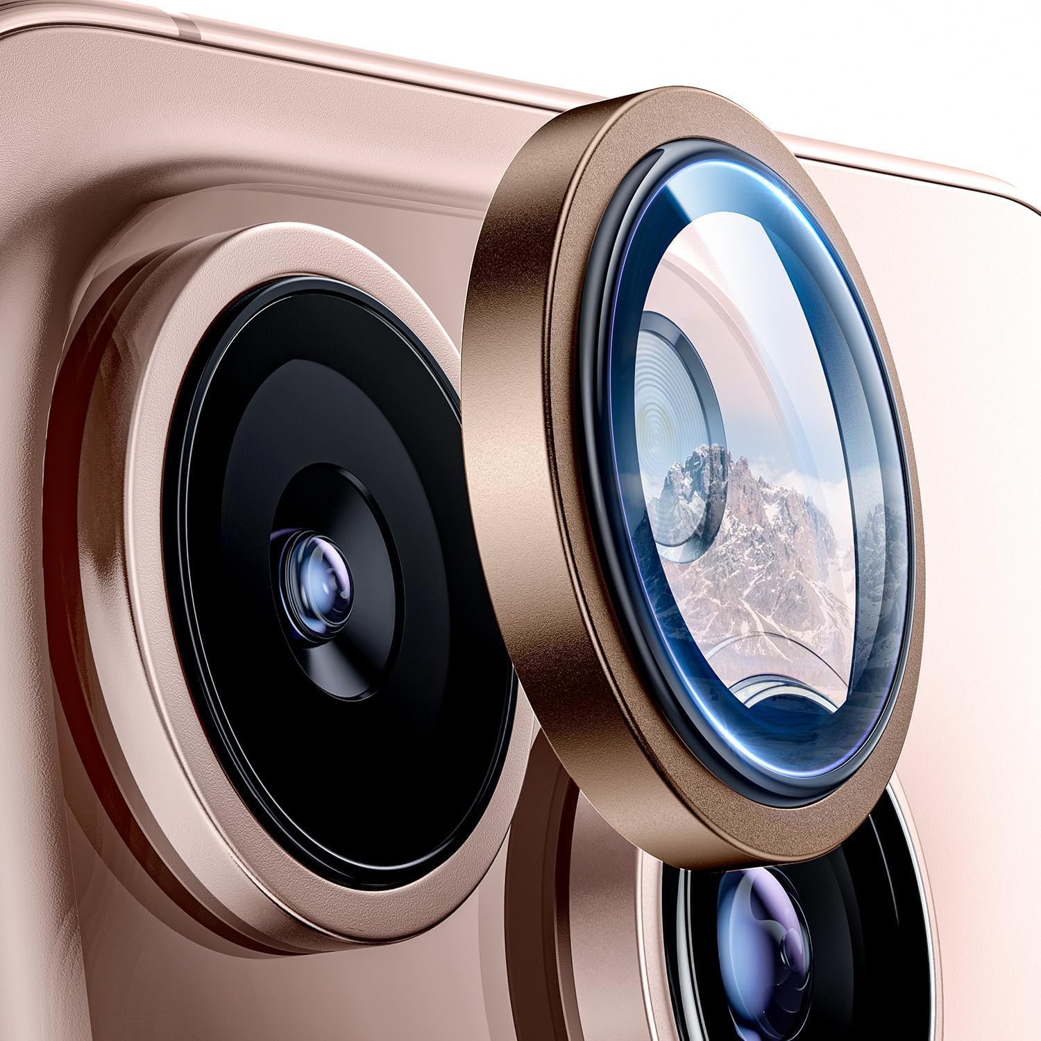 CASENED Tempered Glass Camera Lens Protector for iPhone 16 Pro/iPhone 16 Pro Max - Aviation Aluminum Ring with Tempered Glass - Scratch Resistant, Easy Installation (B0DGJCDQ7K) Amazon Price History, Amazon Price Tracker