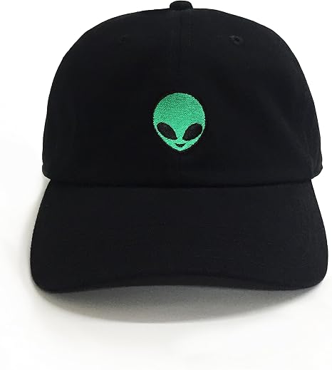 Alien Logo Embroidered Dad Hat Baseball 