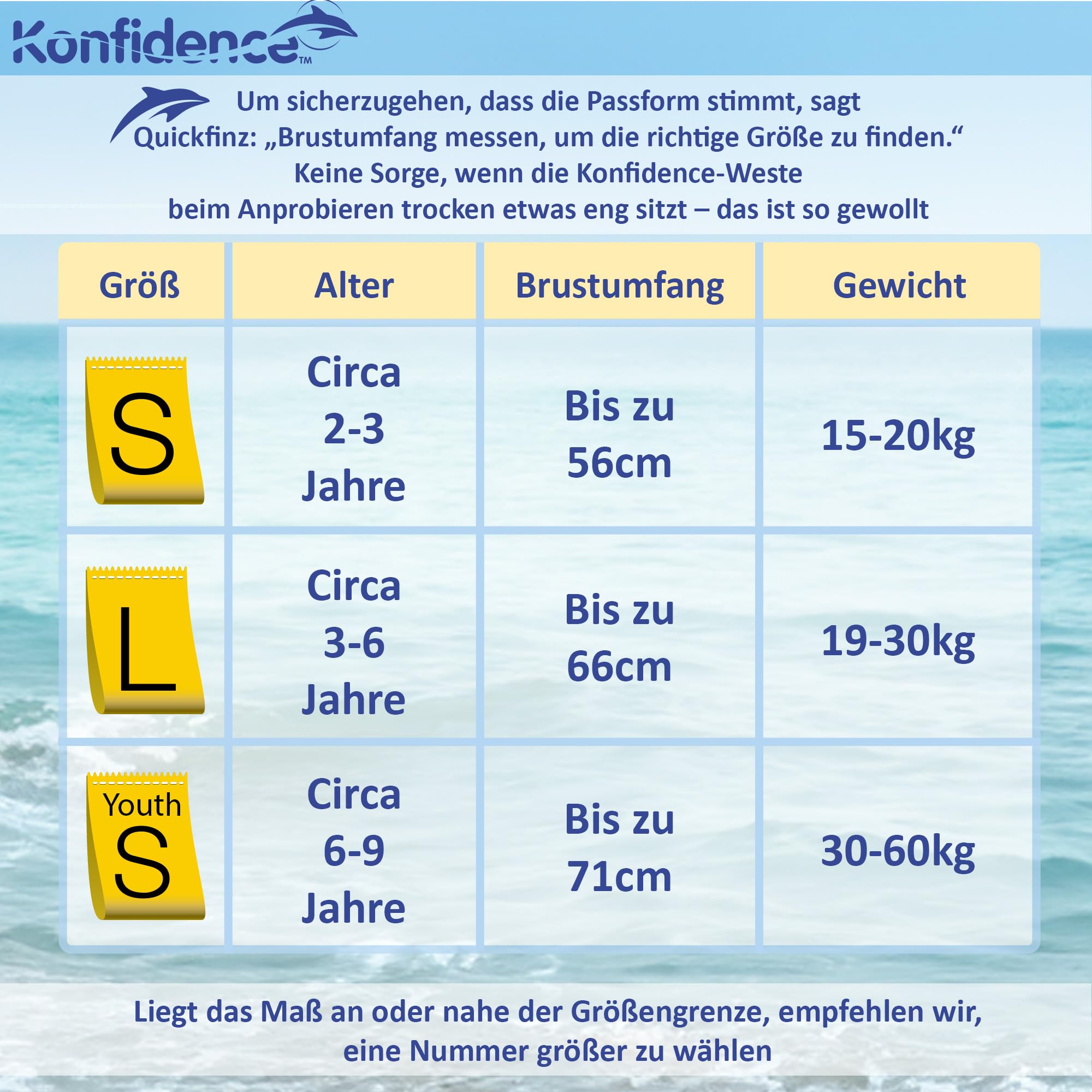 Konfidence Schwimmweste – Premium-Schwimmjacke mit abnehmbarem Sicherheitsgurt für Kinder | Einstellbarer Auftrieb | CE-konform | Von Schwimmschulen empfohlen