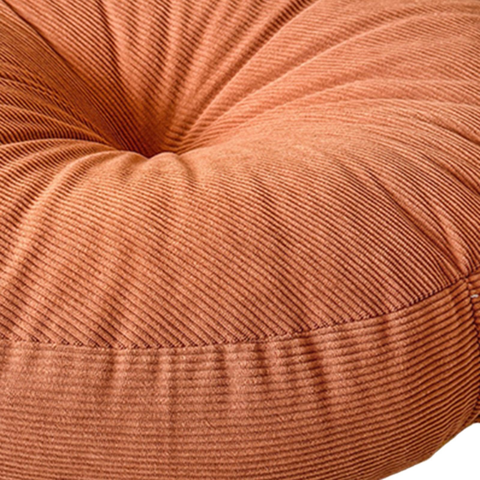 Bnf® Round Floor Pillow Chair Pad Thick Seating Cushion for Studio Office Balcony Orange|Home & Garden | Home Dcor| Pillows